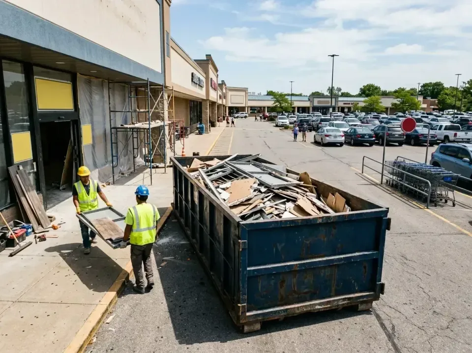 retail-store-renovation-debris-003 — frequently asked questions, Roll-off Dumpster Rentals in Gulf Shores, AL